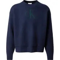 Calvin Klein Jeans Pull-over bleu foncé / vert foncé