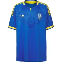 Adidas Maillot 'Ukraine 26 Away' bleu / jaune