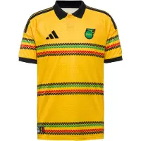 Adidas Jamaica 26/27 Home Short Sleeve T-shirt Jaune S Homme