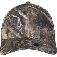 Flexfit Casquette 'True Timber' marron / gris foncé / vert