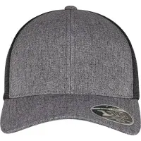Flexfit Casquette gris chiné / noir