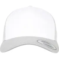 Flexfit Casquette 'Retro Trucker' gris clair / blanc