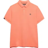 Superdry Vintage Destroy Short Sleeve Polo Orange M Homme