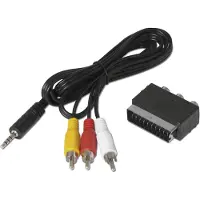 Technisat Câble vidéo composante 3.5 jack3x Cinch, 1.2m, scart