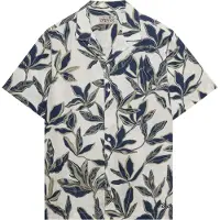 Superdry pour homme. M4011136A Chemise beige Cabana Poolside (XXL), Casuel, Coton, Manche courte