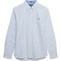 Superdry Preppy Oxford Long Sleeve Shirt Blanc S Homme