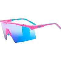 Uvex Flowline Sunglasses Rose Supravision Mirror Blue/CAT3