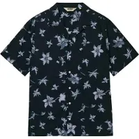 Superdry Cabana Print Short Sleeve Shirt Bleu S Homme