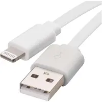 Emos Câble de charge et de données USB-A 2.0 / Lightning MFi, 1 m, blanc, SM7013W