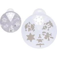 Bigbuy *plusieurs unités* modèles de pochoirs réutilisables différents 30cm