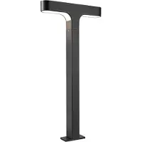 Paulmann 94405 : Lampe d'extérieur LED, modèle Dobla, idéale pour éclairage de poteau, IP44, 655 mm, 3000K, 8W, 1100lm, 230V, anthracite, aluminium. Éclairage extérieur en aluminium
