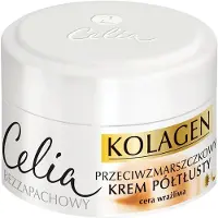 Celia Kolagen Crème semi-grasse anti-rides au lait de chèvre, 50 ml