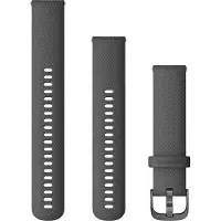 Garmin Bracelet silicone - Connexion 20 mm - Black / Slate