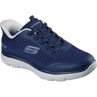 SKECHERS Baskets basses 'SUMMITS - LEYTER' bleu marine / bleu fumé