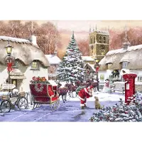 Bluebird Puzzle Village et Père Noël - 1500 pièces