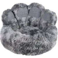 Nobby Lit pour chien Paw gris, dimensions : Ø 90 x 24 cm / 45 cm