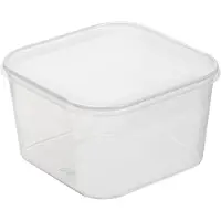 PLAST TEAM Vertriebs GmbH plast team Boîte de congélation Helsinki 3,0 litres carrée transparente