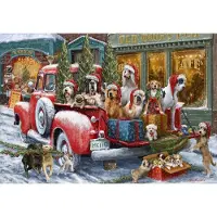 Bluebird Puzzle Casse-tête Bluebird Casse-tête Chiens en camion - 1000 Teile Puzzlespaß