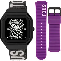 Tous Smartwatch pour femme 200351075 en noir avec bracelet mode supplémentaire