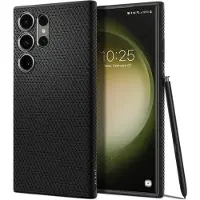 Spigen Coque Liquid Air Samsung Galaxy S23 Ultra - Noir