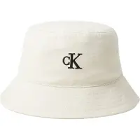 Calvin Klein Jeans Chapeaux 'CK Monogram Embroidery' noir / blanc