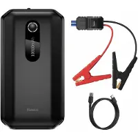 Baseus BS-CH001 - dispositif de démarrage, booster 10000 mAh 12V (1000 A / 500 A) + pinces crocodiles (noir)