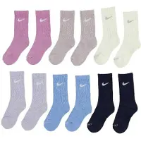 Nike Kids Dri Fit Performance Basic Crew Socks 6 Pairs Multicolore EU 27-35 Enfants
