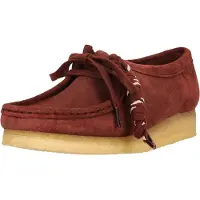 Clarks Chaussure à lacets 'Wallabee' rouge
