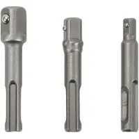 GEKO Adaptateurs SDS+ pour douilles 1/4", 3/8", 1/2" G40054