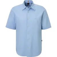 BOSS pour homme. 50537332 Chemise Rash2 bleu (XXL), Casuel, Coton, Manche courte