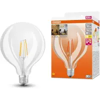 Osram SuperStar LED E27 Globe 125mm Filament Claire 7W 806lm - 822-827 Dim to Warm | Dimmable - Équivalent 60W