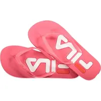 FILA Sandales roses tendance pour femmes avec logo