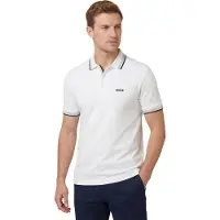 BOSS T-Shirt 'Paddy' bleu nuit / gris / blanc