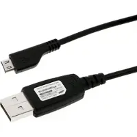 Samsung ECC1DU0BBK Câble de données Micro-USB 0.8m noir bulk (ECC1DU0BBK)