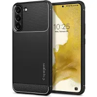 Spigen Rugged Armor Samsung Galaxy S22 Back Cover Zwart