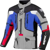 Berik Dakota Black Grey Blue Red Waterproof 3in1 Textile Motorcycle Jacket Taille 56