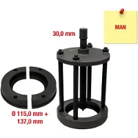 Ks Tools Extracteur de roulement à rouleaux coniques différentiel pour MAN, 12 pces ( 460.0620 )