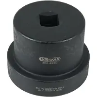 Ks Tools Clé pour écrous d'essieu 1' avec collerette de guidage, 12 pans, 90 mm ( 460.4230 )