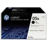 HP Pack de 2 toners noirs authentiques 05A LaserJet