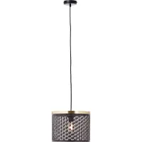 Brilliant Lampe suspendue noire Neolia avec de l'or