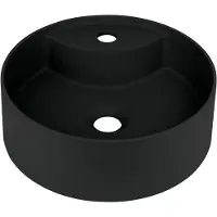 Deante Cqs_nu4b Granite Countertop Washbasin With Space For A Tap Noir