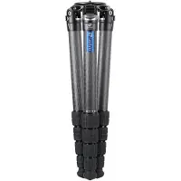 Leofoto Summit LM-405C Carbon Tripod (Carbone), Trépied, Noir