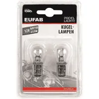 Eufab Ampoules automobiles 12 V, 21/5 W, BAY15D, lot de 2