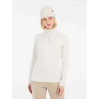Protest Refabriz Half Zip Fleece Blanc M Femme