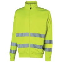 U Power Pull à fermeture éclair Lyncis, jaune, taille S, homme, jaune, taille S