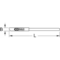 Ks Tools BRONZEplus barre de levage 800 mm