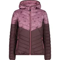 CMP - Veste hybride pour femme « Fix Hood », doudoune synthétique, violet