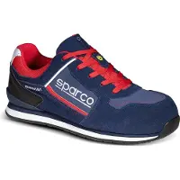 Sparco Chaussures de sécurité GYMKHANA TACOMA ESD S3 SRC HRO (bleu marine/rouge)