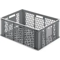 Alutec Boîte à couvercle rabattable (L x l x H) 400