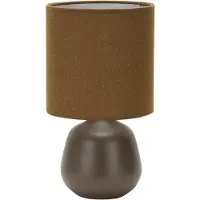 Luxus Europe - Lampe de table Amsterdam, couleur marron - Lampe de table design en céramique pour intérieur